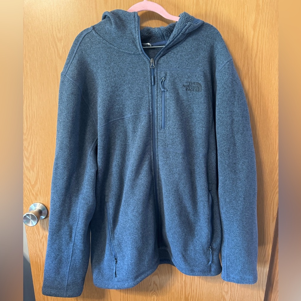 The North Face Navy Blue Full-Zip Men’s Jacket